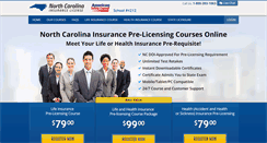 Desktop Screenshot of ncinsurancelicense.com