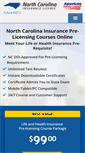 Mobile Screenshot of ncinsurancelicense.com